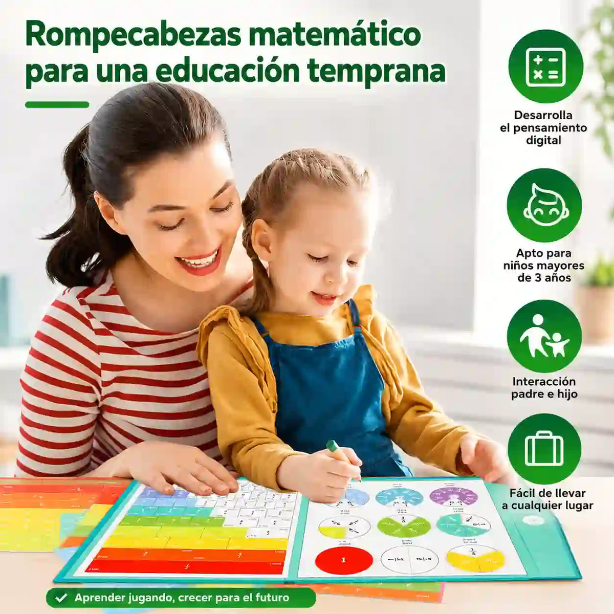 Kit Montessori para dominar las fracciones en casa