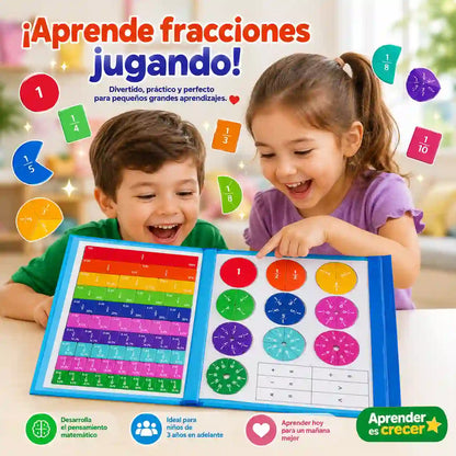 Kit Montessori para dominar las fracciones en casa