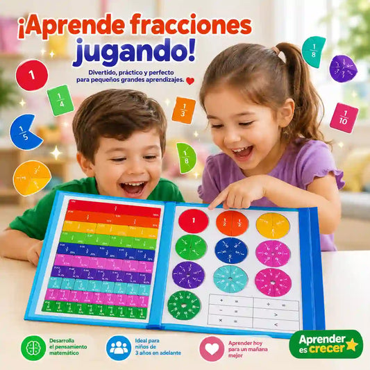 Kit Montessori para dominar las fracciones en casa