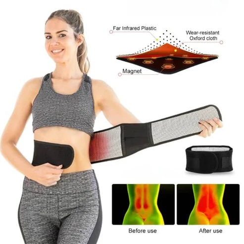 TermoSoporte™ — Faja lumbar térmica de compresión y soporte