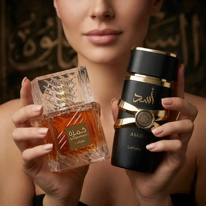 Lattafa Asad + Lattafa Khamrah | Promoción aromas árabes de larga duración