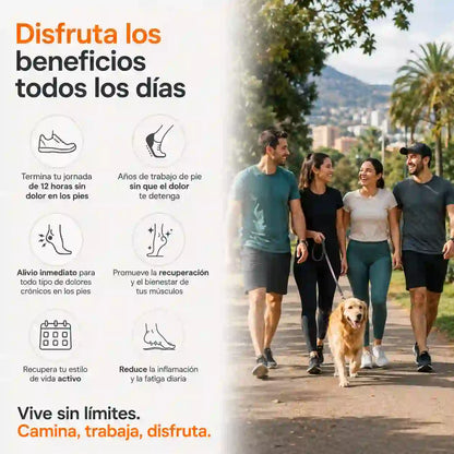 Amortigua Cada Paso, Reduce el Dolor y Cansancio de tus Pies | Plantillas Antifatiga para Estar de Pie